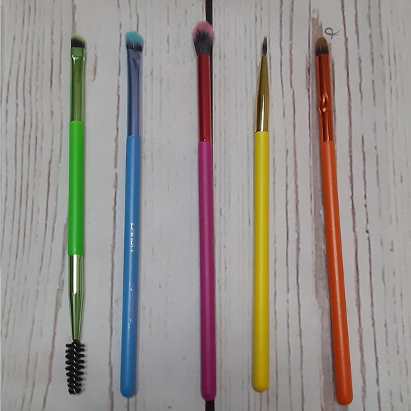 Lavish 5pc Neon Eye Brush Set BNIB - Picture 5 of 6